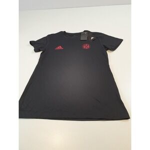 Atlanta United FC Shirt Mens Small Black MLS Soccer Graphic Adidas Creator Tee